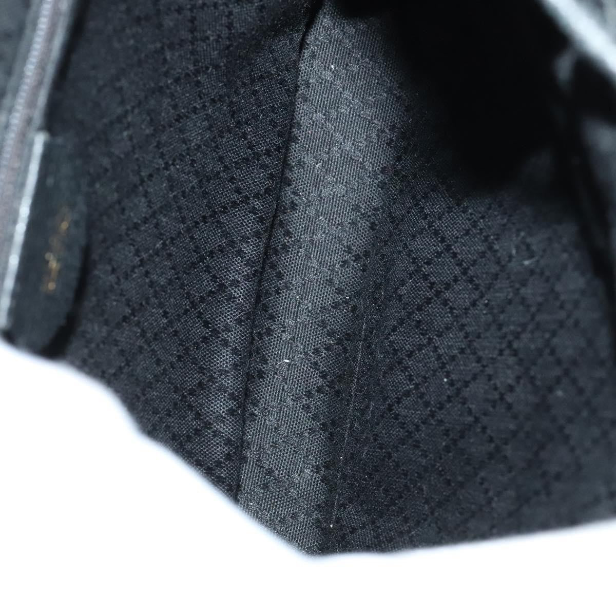 Gucci Gucci bamboo backpack daim, Black, Suede, Backpack