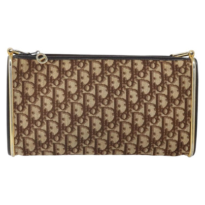 Christian Dior Trotter shoulder bag Canvas, BROWN, CANVAS, Shoulder bag
