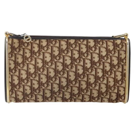 Christian Dior Trotter shoulder bag Canvas, BROWN, CANVAS, Shoulder bag