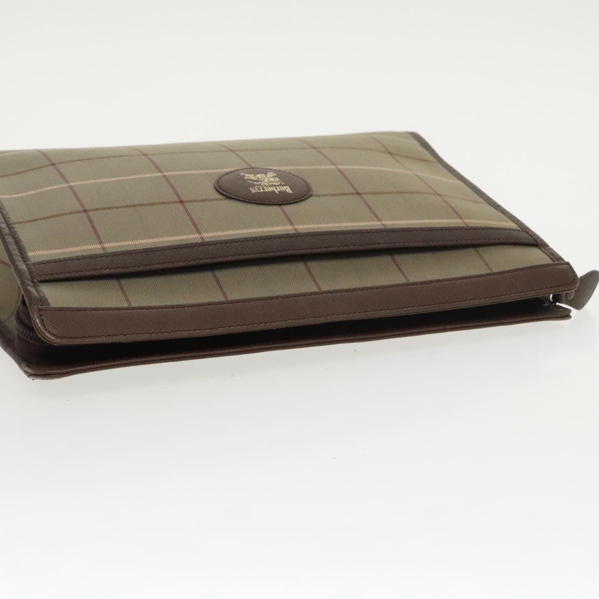 Burberry Nova check Pochette Canvas, BEIGE, CANVAS, Clutche & pouche