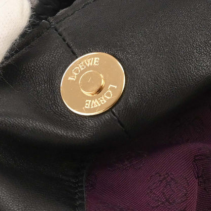 Loewe Anagram Logo Nappa Aire Hand Bag Leather, BLACK, LEATHER, Handbag