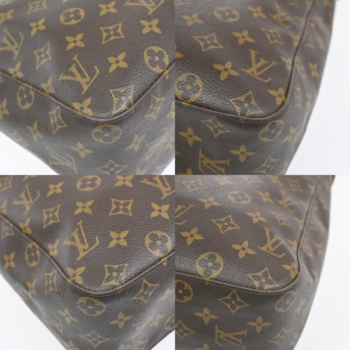 Louis Vuitton Looping Handbag Monogram Canvas, BROWN, CANVAS, Shoulder bag