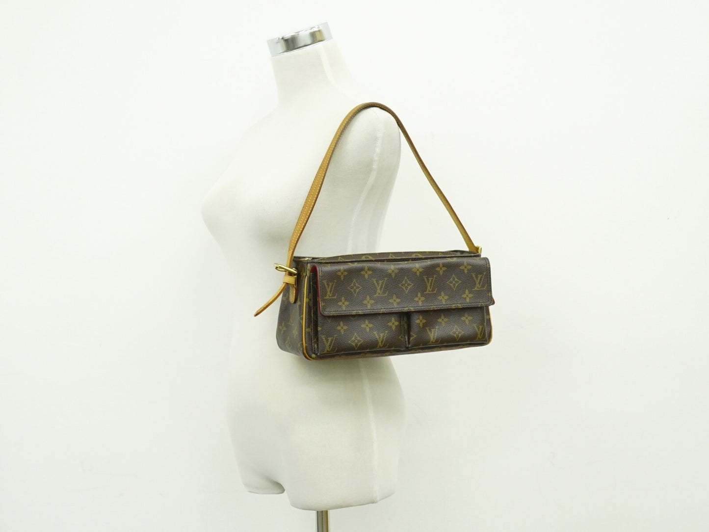 Louis Vuitton Viva Cite Handbag Monogram Canvas, BROWN, CANVAS, Shoulder bag