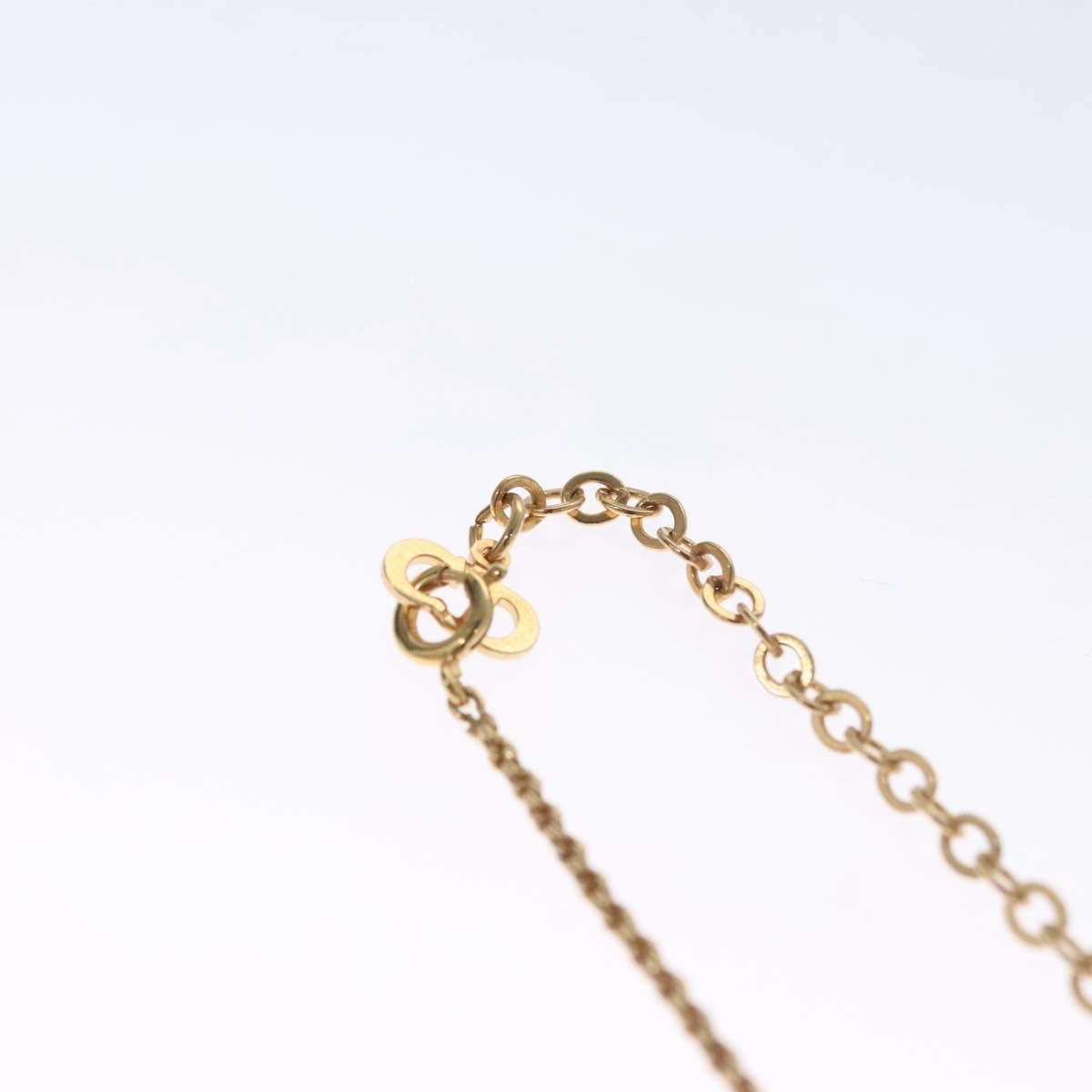 Christian Dior CD Pendant Necklace Metal, GOLD, METAL, Necklace