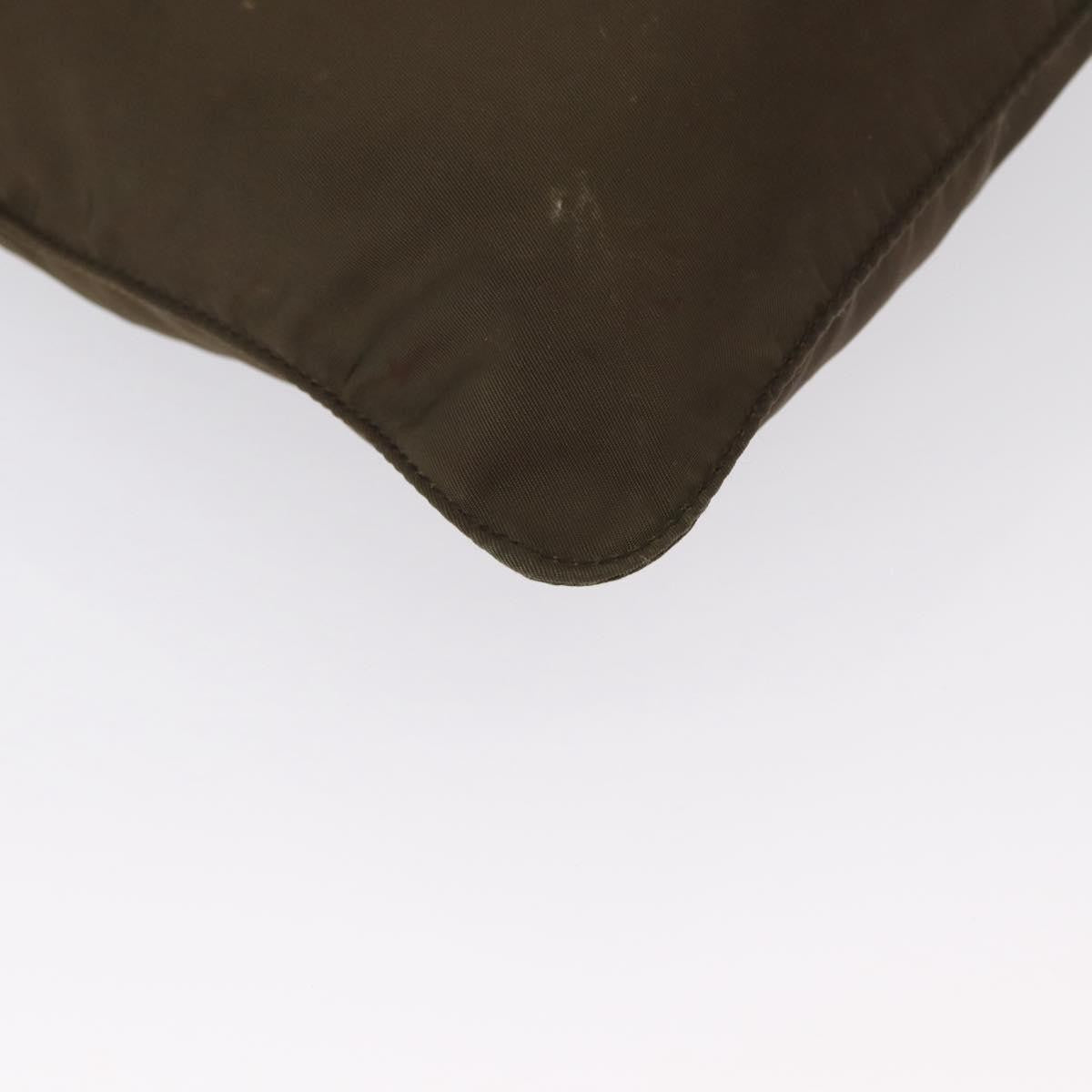 Prada Front Pocket Messenger Bag Tessuto, KHAKI, NYLON, Shoulder bag