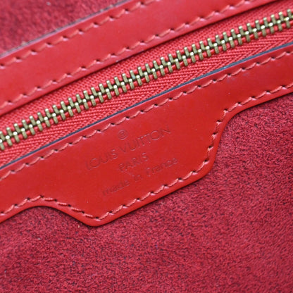 Louis Vuitton Lussac Handbag Epi Leather, RED, LEATHER, Shoulder bag