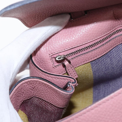Gucci Bamboo Daily Top Handle Bag Leather, PINK, LEATHER, Handbag