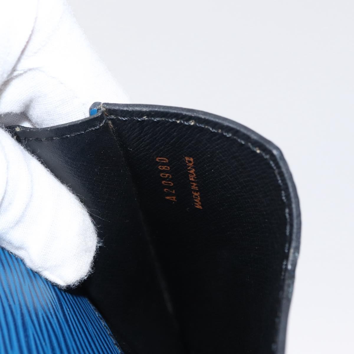 Louis Vuitton Porte-Documents Senateur Bag Epi Leather, BLUE, LEATHER, Clutche & pouche