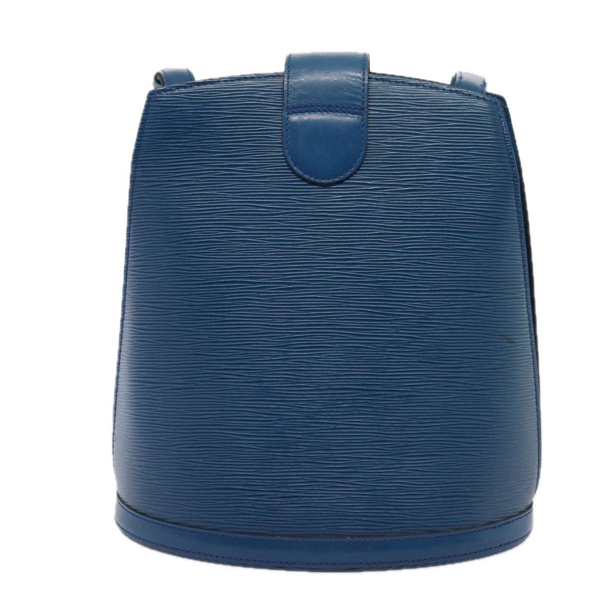 Louis Vuitton Cluny Shoulder Bag Epi Leather, BLUE, LEATHER, Shoulder bag