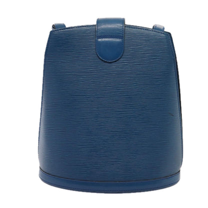 Louis Vuitton Cluny Shoulder Bag Epi Leather, BLUE, LEATHER, Shoulder bag