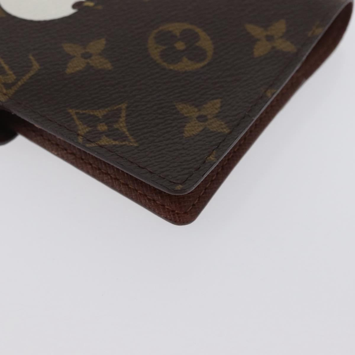 Louis Vuitton Agenda Cover Monogram Panda, Brown, Canvas, Wallet
