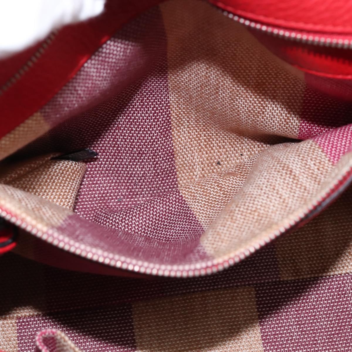 Gucci Bamboo Daily Top Handle Bag Leather, RED, LEATHER, Handbag