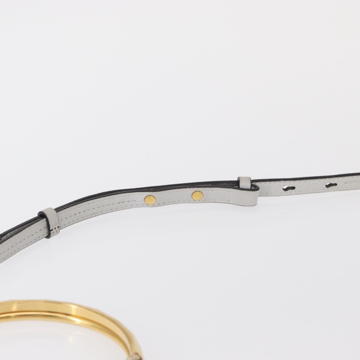 Chloe Nile Crossbody Bag Leather, WHITE, LEATHER, Shoulder bag