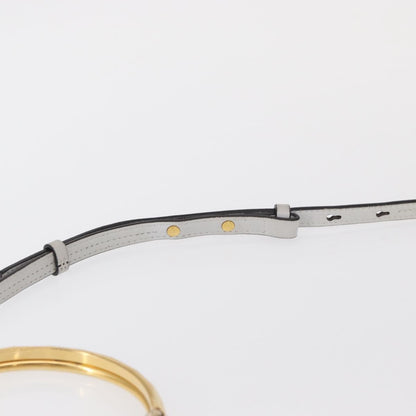 Chloe Nile Crossbody Bag Leather, WHITE, LEATHER, Shoulder bag