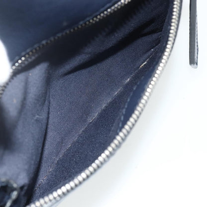 Bally Vintage Handbag Leather, Navy, Leather, Handbag