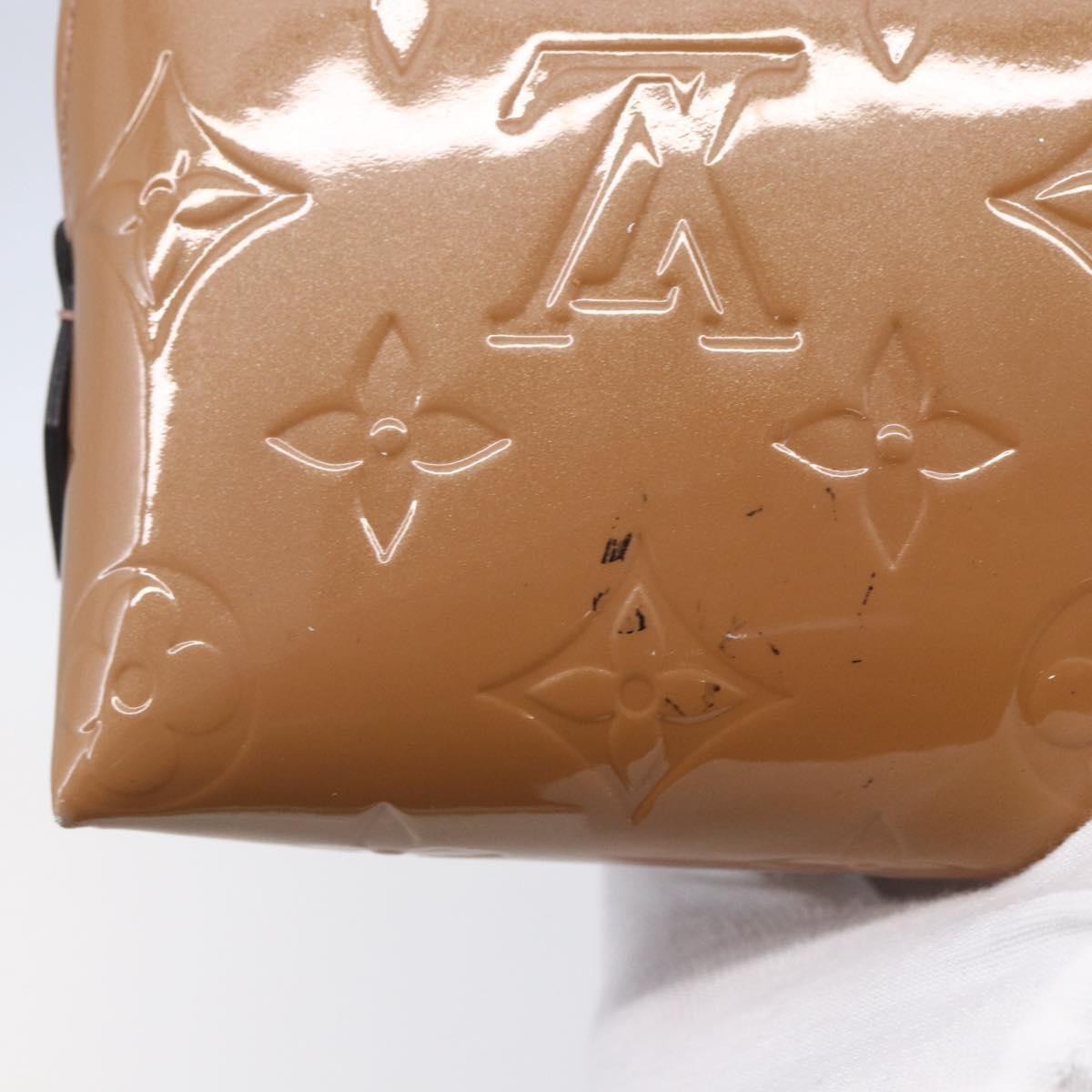 Louis Vuitton Cosmetic Pouch Monogram Vernis, BROWN, PATENT_LEATHER, Clutche & pouche