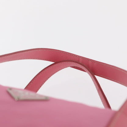 Prada Side Pocket Convertible Duffle Bag Tessuto, Pink, Nylon, Handbag