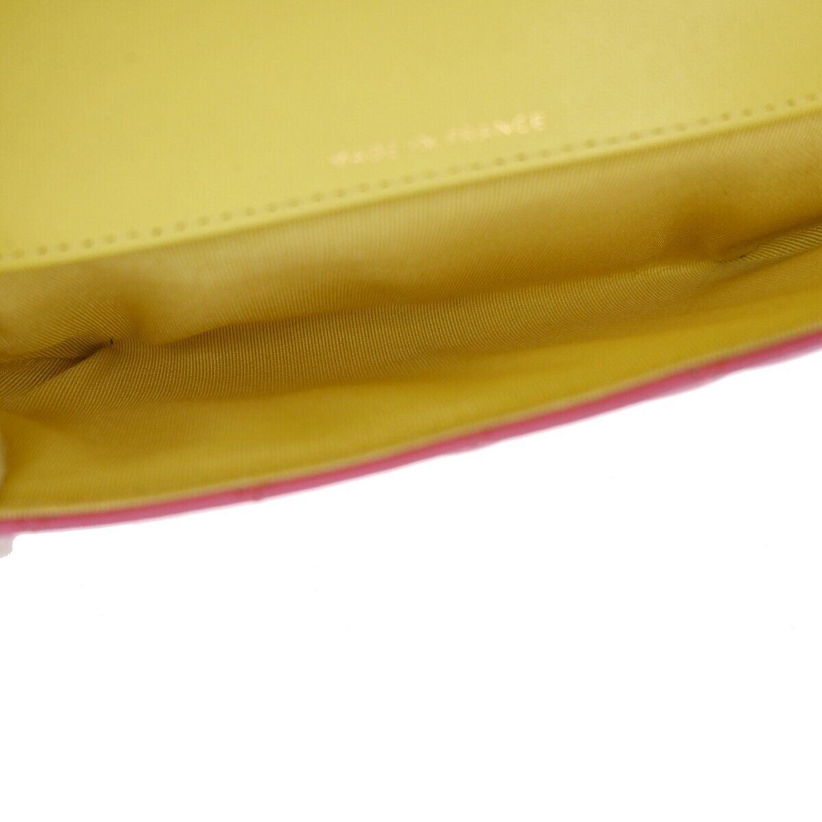 Chanel Classic Sunglasses Case with Chain Quilted Lambskin with Rainbow Hardware, PINK, LEATHER, Shoulder bag