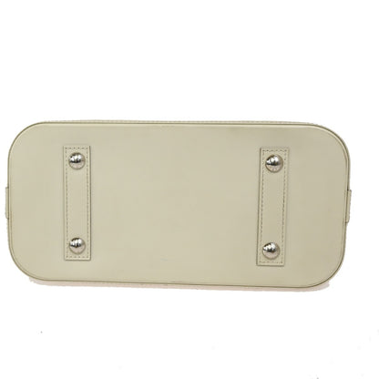 Louis Vuitton Alma Handbag Epi Leather, WHITE, LEATHER, Handbag