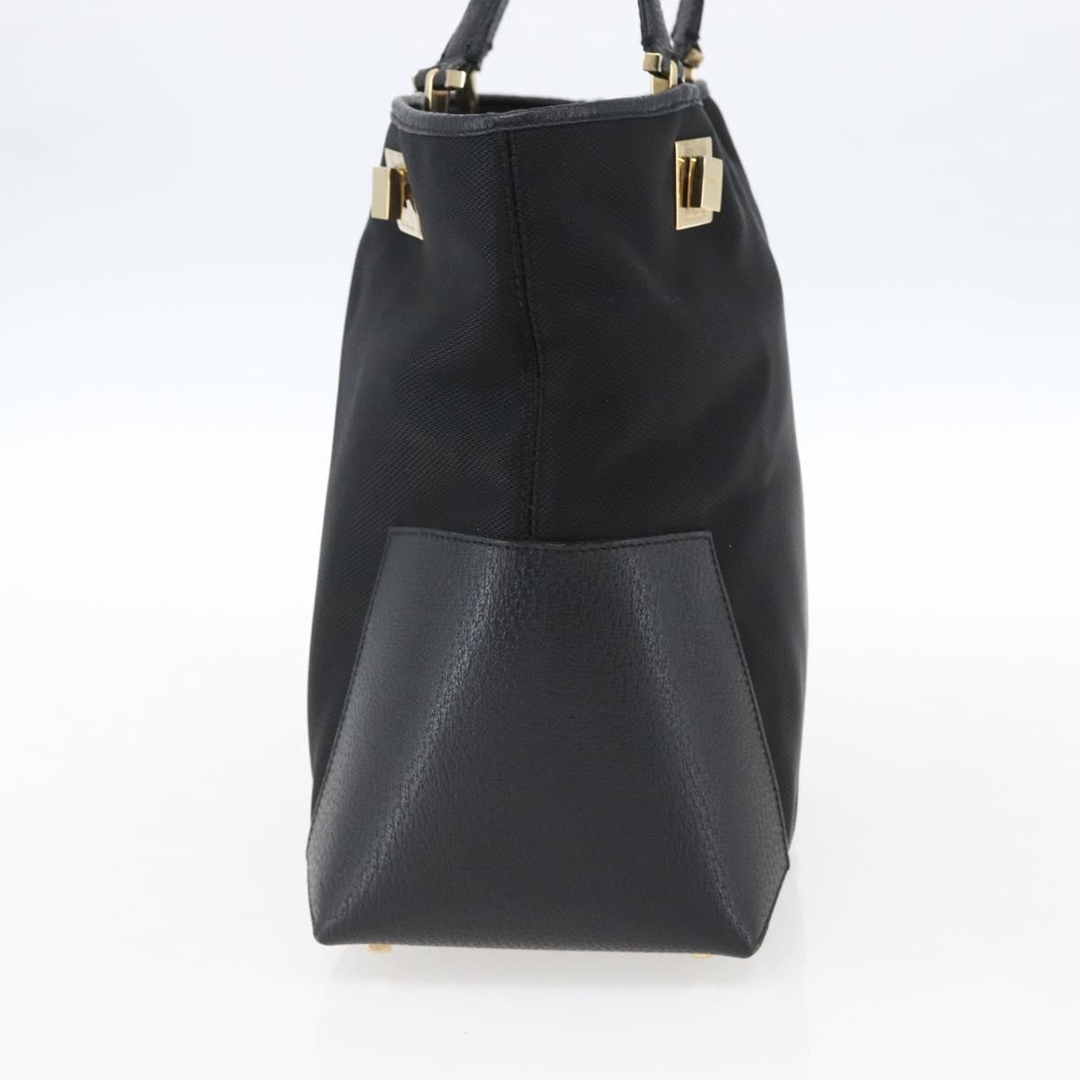 Salvatore Ferragamo Tote Bag Canvas, Black, Canvas, Tote Bag