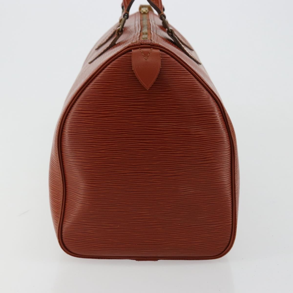 Louis Vuitton Speedy Handbag Epi Leather, Brown, Leather, Handbag