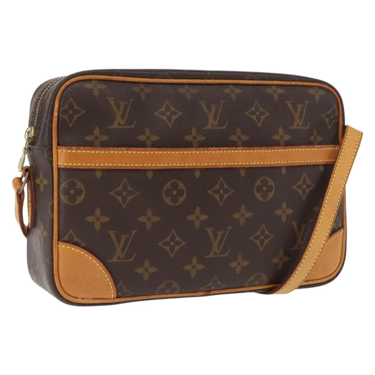 Louis Vuitton Trocadero Handbag Monogram Canvas, BROWN, CANVAS, Shoulder bag