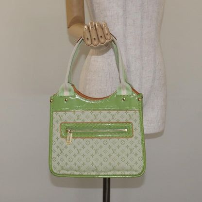 Louis Vuitton Kathleen Tote Mini Lin, GREEN, CANVAS, Handbag
