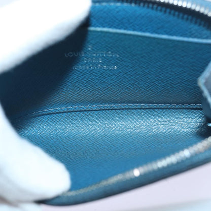 Louis Vuitton Porte-Monnaie NM Wallet Epi leather, BLUE, LEATHER, Wallets