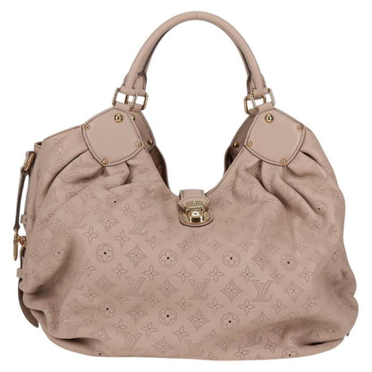 Louis Vuitton XL Hobo Mahina Leather, BEIGE, LEATHER, Tote bag