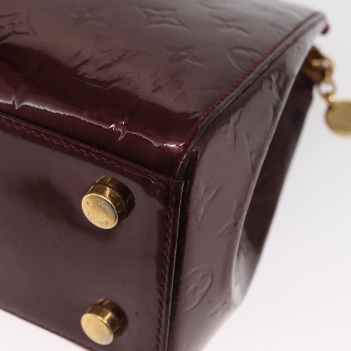 Louis Vuitton Brea Handbag Monogram Vernis, BURGUNDY, PATENT_LEATHER, Handbag