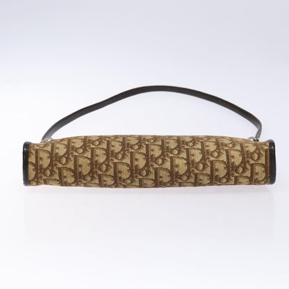Christian Dior Vintage Trotter Shoulder Bag Canvas, BROWN, CANVAS, Shoulder bag