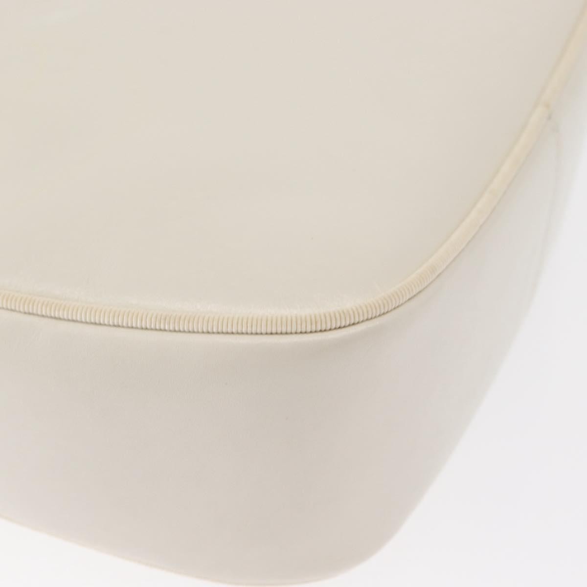 Salvatore Ferragamo Vala Shoulder Bag Leather, WHITE, LEATHER, Shoulder bag