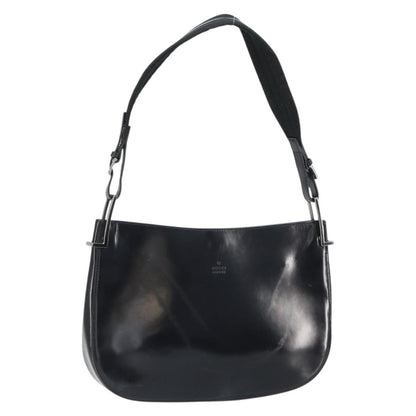 Gucci Vintage Shoulder Bag Patent leather, BLACK, PATENT_LEATHER, Shoulder bag