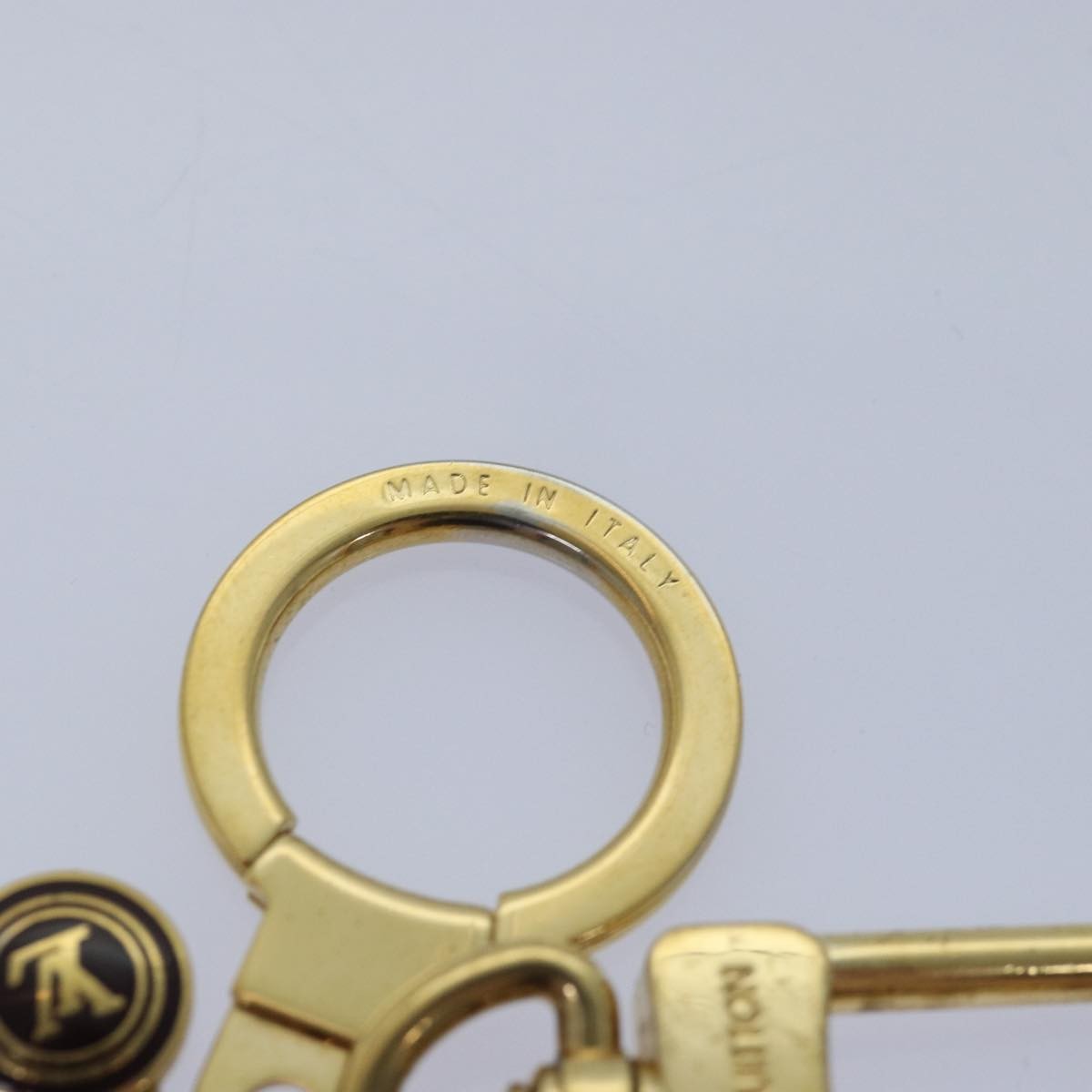 Louis Vuitton Pastilles Cles Bag Charm and Key Holder Metal and Enamel, GOLD, METAL, Charms and Keychains