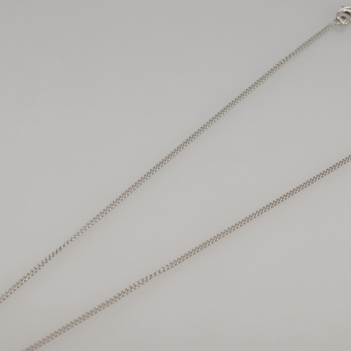 Chanel CC Pendant Necklace Metal, SILVER, METAL, Necklace