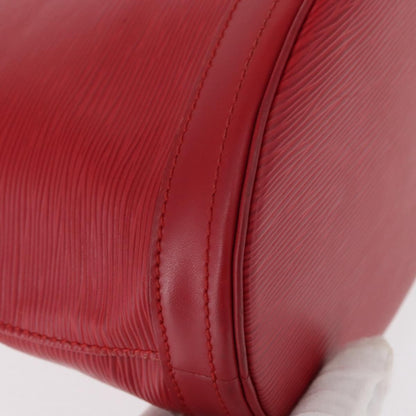 Louis Vuitton Bucket Bag Epi Leather, RED, LEATHER, Shoulder bag