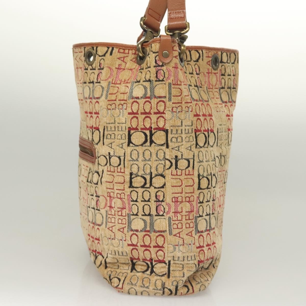 Burberry Blue Label Tote Bag Canvas, BEIGE, CANVAS, Tote bag