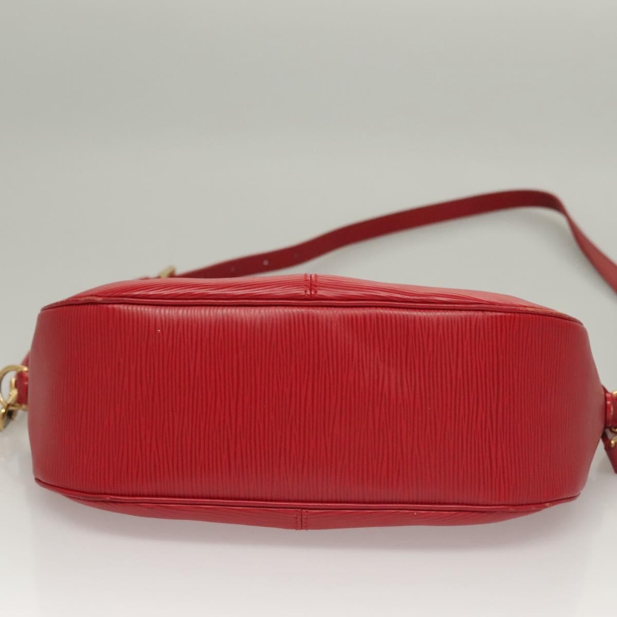 Louis Vuitton Danura Handbag Epi, RED, LEATHER, Handbag