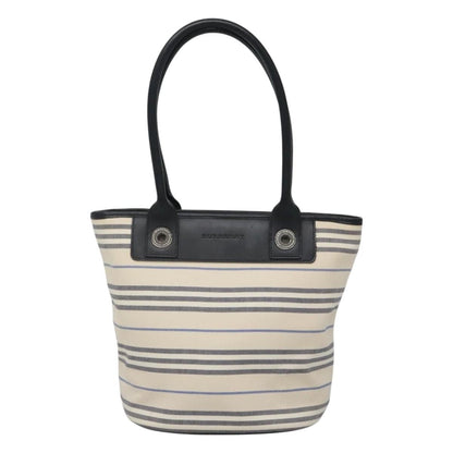 Burberry Vintage Handbag Canvas, BEIGE, CANVAS, Handbag