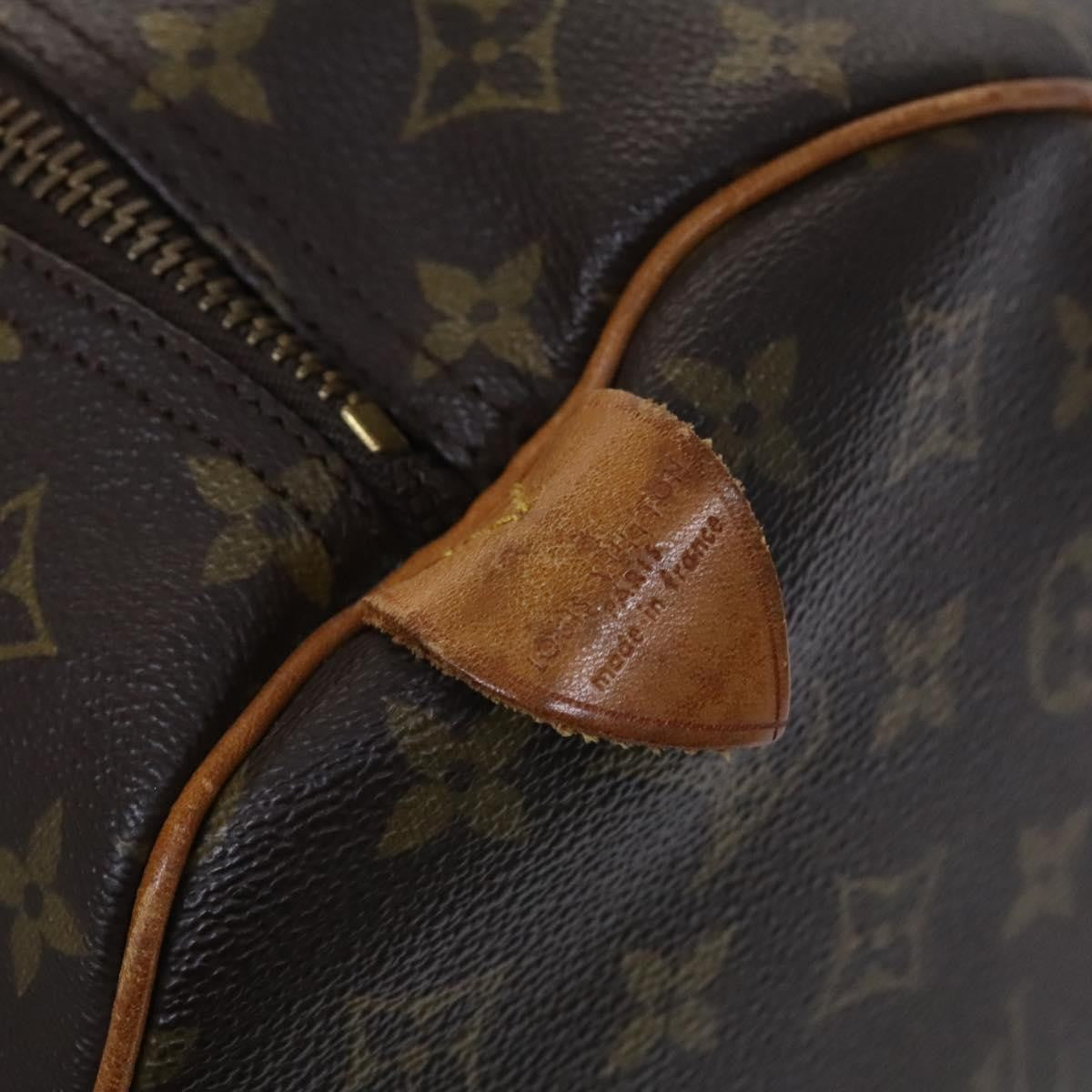 Louis Vuitton Keepall Bag Monogram Canvas, BROWN, CANVAS, Travel bag