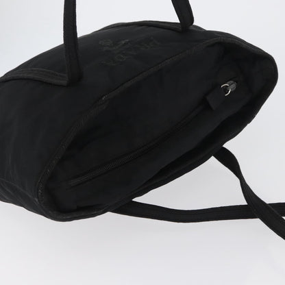 Prada Vintage Zip Tote Tessuto, BLACK, NYLON, Tote bag