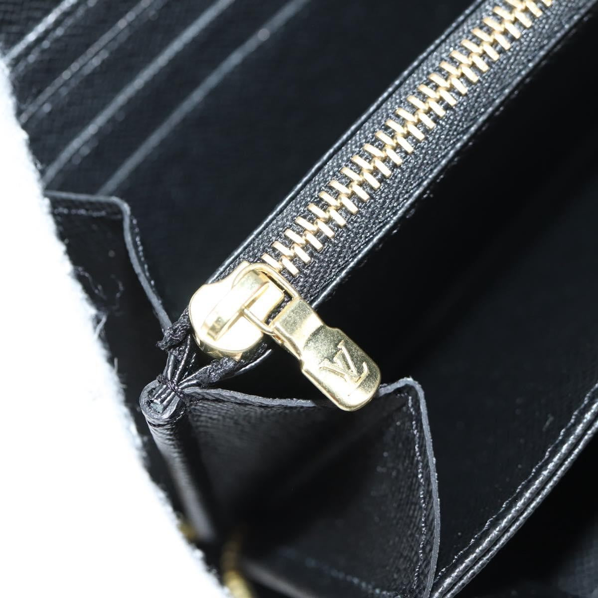 Louis Vuitton Zippy Wallet NM Monogram Canvas, BLACK, CANVAS, Wallets