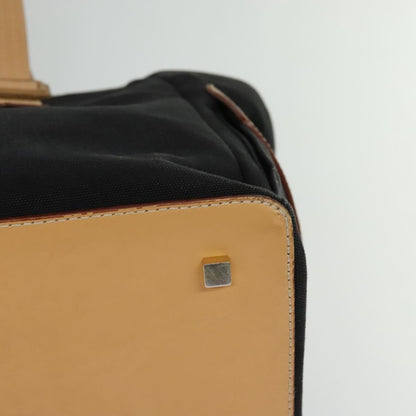 Burberry Vintage Tote Canvas, BLACK, CANVAS, Tote bag