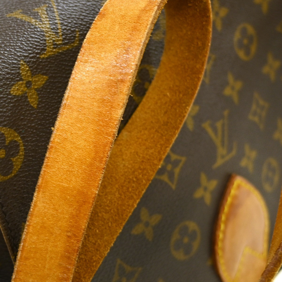 Louis Vuitton Cartouchiere Handbag Monogram Canvas, Brown, Canvas, Shoulder Bag