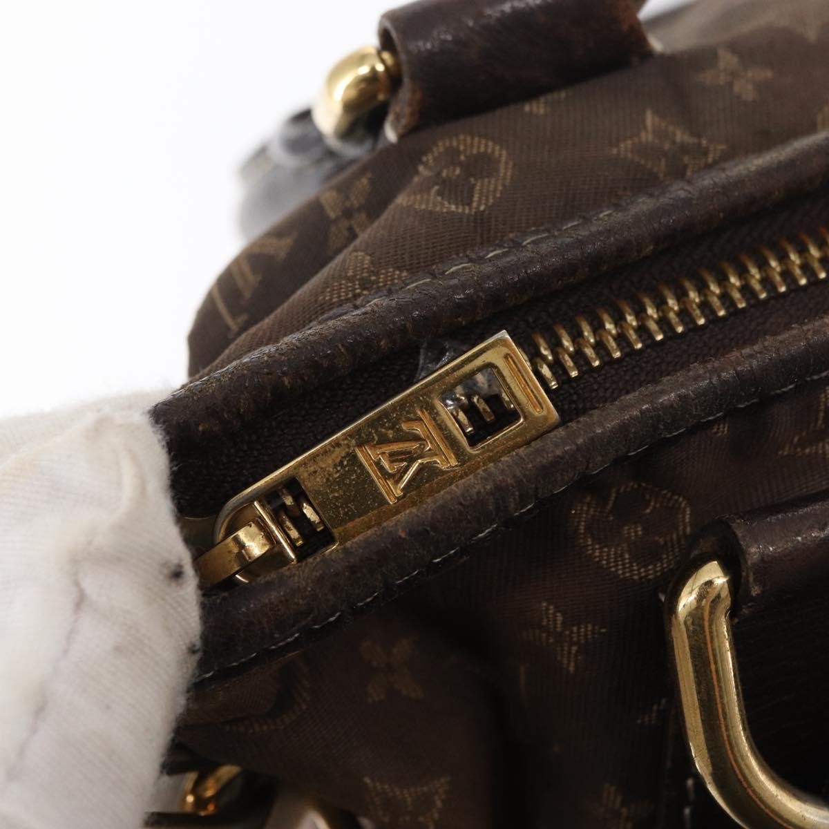 Louis Vuitton Elegie Handbag Monogram Idylle, BLACK, CANVAS, Handbag