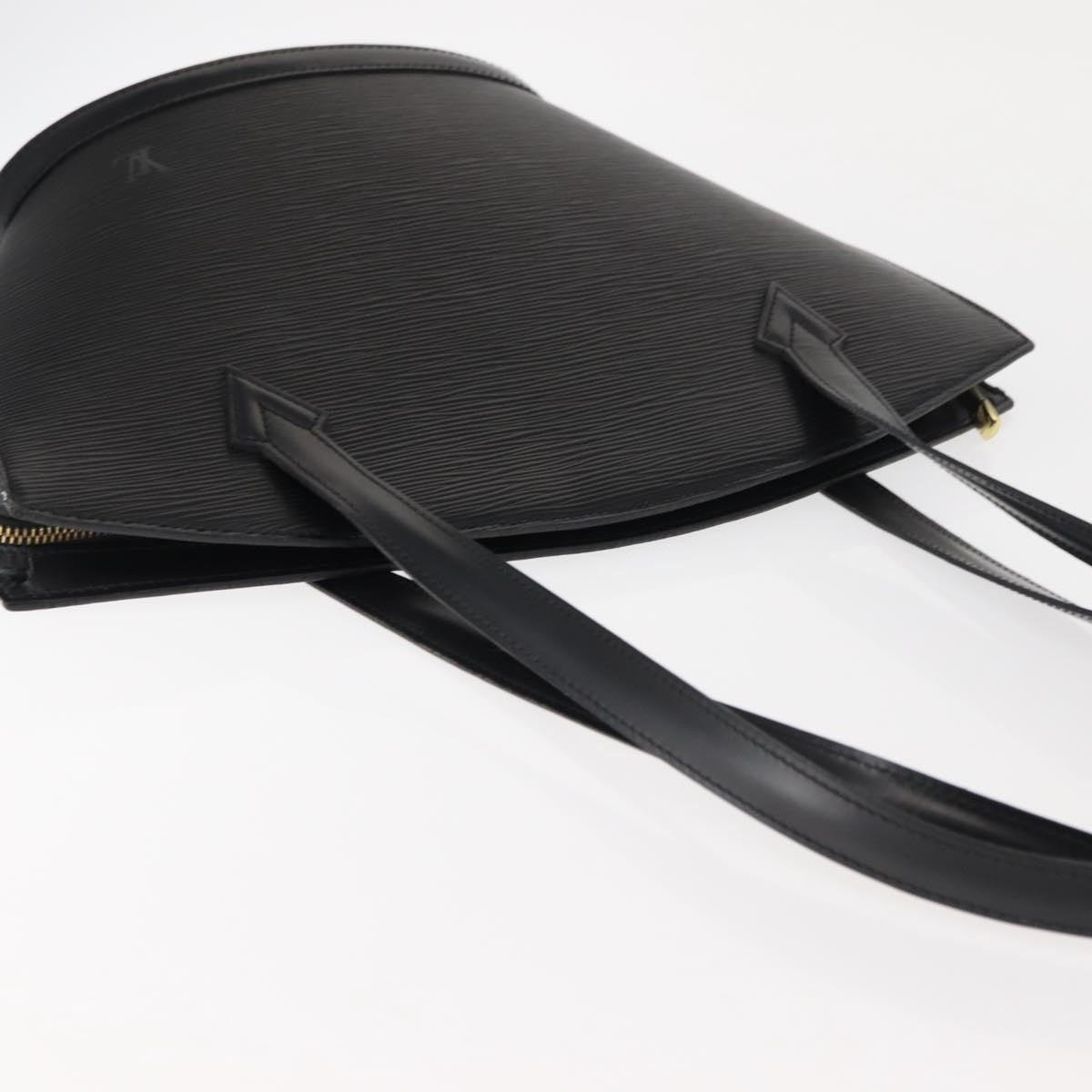 Louis Vuitton Saint Jacques Handbag Epi Leather, BLACK, LEATHER, Shoulder bag