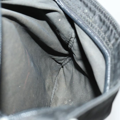 Prada Zip Top Messenger Bag Tessuto, BLACK, NYLON, Shoulder bag