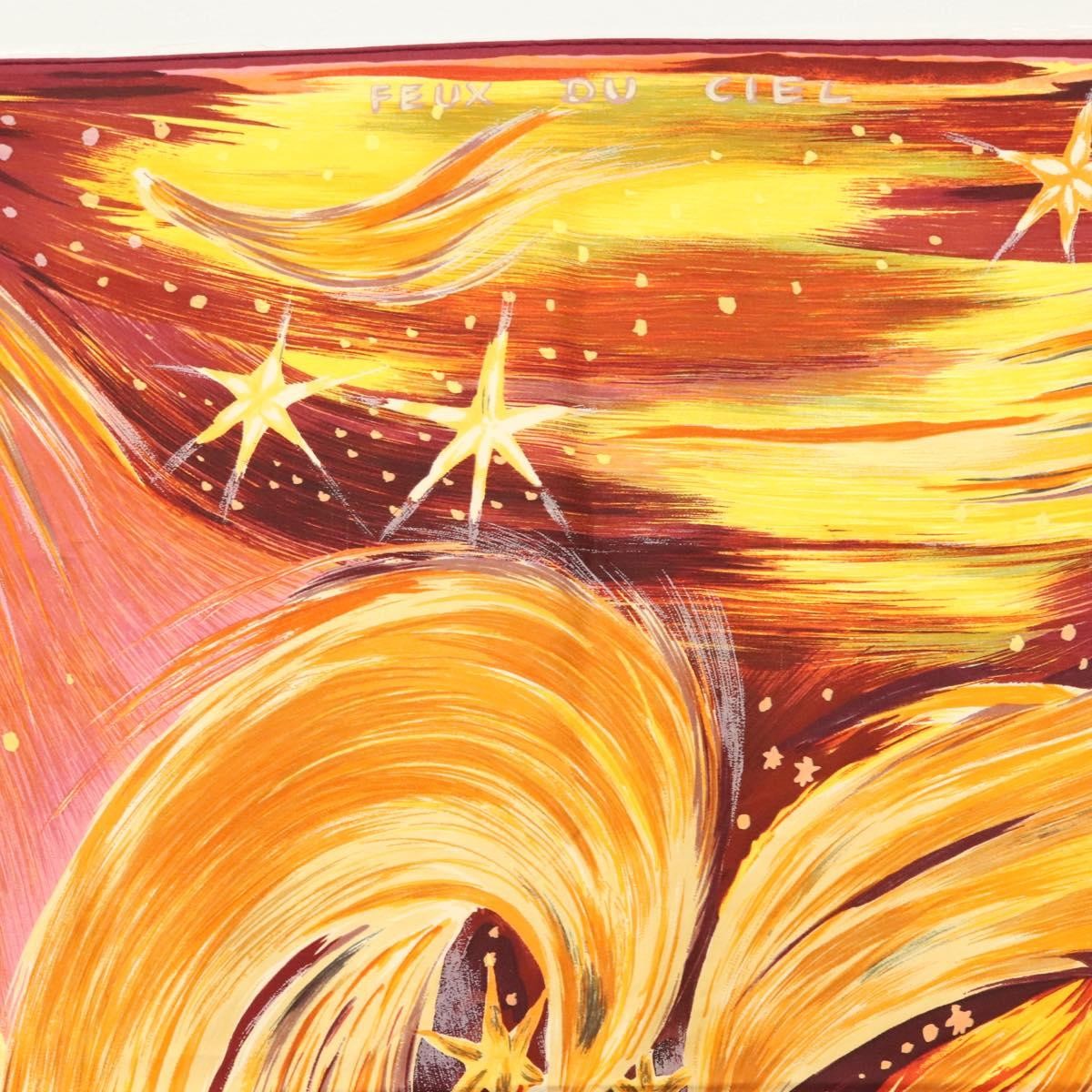 Hermes Carré 90 Silk multicolor, YELLOW, SILK, Scarve & shawl