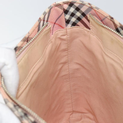 Burberry Nova check Shoulder bag Canvas, PINK, CANVAS, Shoulder bag