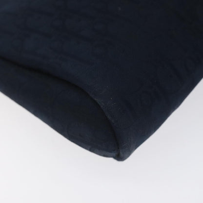 Christian Dior Vintage Trotter Pouch Diorissimo Canvas, NAVY, CANVAS, Clutche & pouche